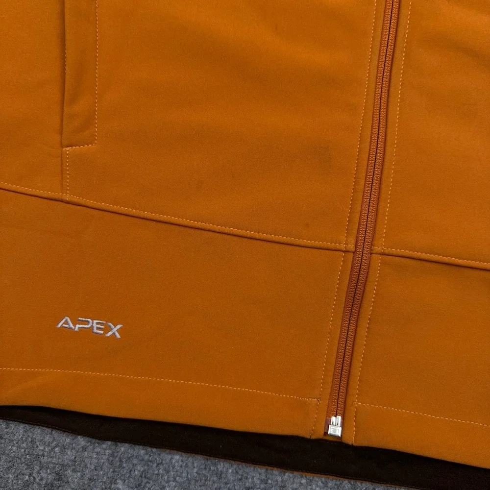 The North Face Apex Bionic Vest Mens Large Orange Softshell Windproof AL5D